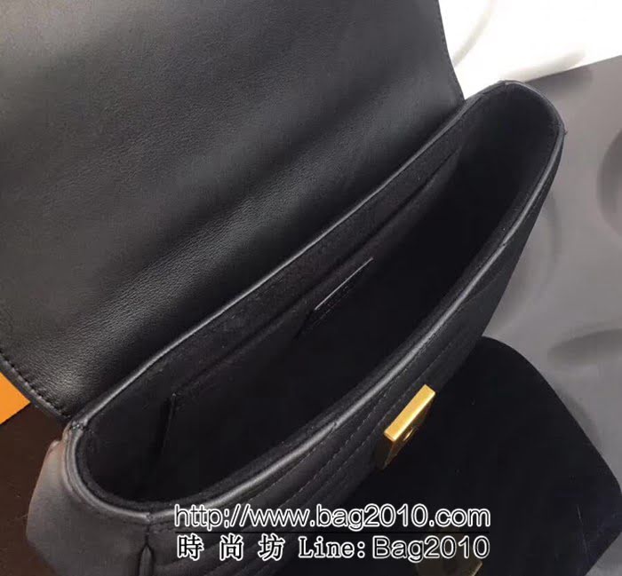 路易威登LV頂級原單M51498黑色 NEW WAVE 中號牛皮鏈條包 YDH1769